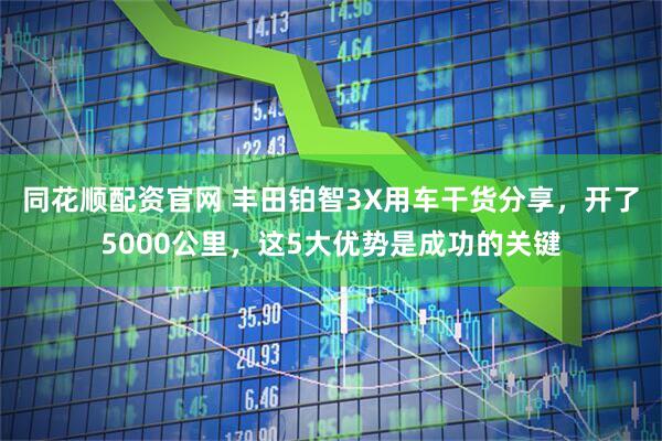 同花顺配资官网 丰田铂智3X用车干货分享，开了5000公里，这5大优势是成功的关键